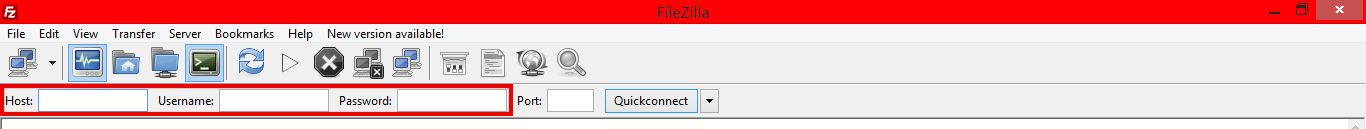 Filezilla Host, Username, Password