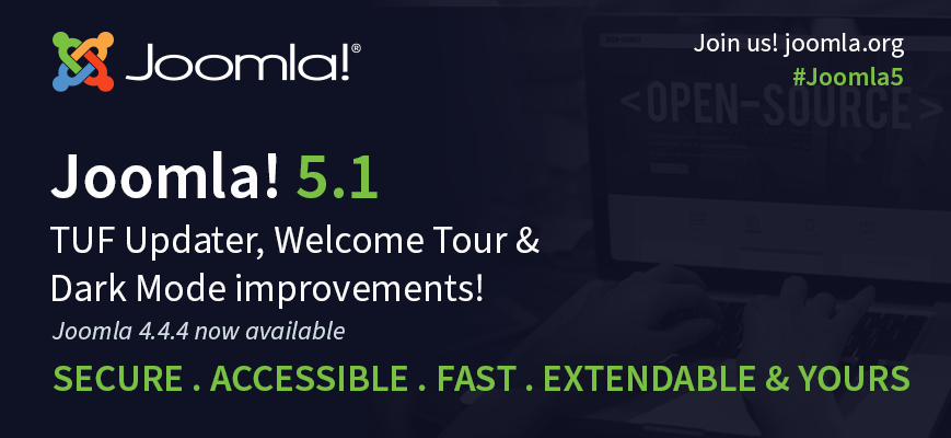 Joomla 5.1.0 ja 4.4.4